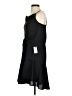 Express 100% Polyester Solid Black Casual Dress Size S - photo 5