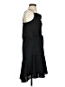 Express 100% Polyester Solid Black Casual Dress Size S - photo 4