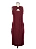 Spense Solid Burgundy Cocktail Dress Size 4 - photo 1