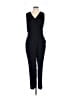 metaphor 100% Polyester Solid Black Jumpsuit Size L - photo 1