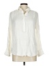 Chico's 100% Modal Ivory Long Sleeve Blouse Size Lg (2) - photo 1