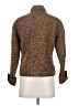 Debra deRoo 100% Silk Animal Print Brown Jacket Size P (petite) - photo 2