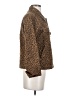 Debra deRoo 100% Silk Animal Print Brown Jacket Size P (petite) - photo 4