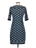 Max Studio Argyle Blue Casual Dress Size S - photo 2