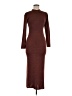 Unbranded Brown Casual Dress Size M (estimated) - photo 1