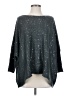 Tart 100% Acrylic Metallic Silver Poncho Size XS - Sm - photo 1