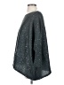 Tart 100% Acrylic Metallic Silver Poncho Size XS - Sm - photo 5