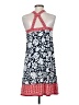 Max Studio Print Blue Casual Dress Size XS - photo 2