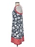 Max Studio Print Blue Casual Dress Size XS - photo 5