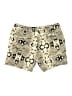 Worthington 100% Polyester Animal Print Gold Shorts Size 14 - photo 2
