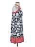 Max Studio Print Blue Casual Dress Size XS - photo 4