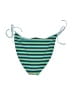Wild Fable Stripes Teal Blue Swimsuit Bottoms Size M - photo 2