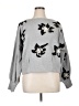 Ollari Floral Silver Pullover Sweater Size XL - photo 1