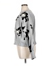 Ollari Floral Silver Pullover Sweater Size XL - photo 5