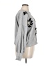 Ollari Floral Silver Pullover Sweater Size XL - photo 4