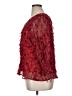 Cato 100% Polyester Red 3/4 Sleeve Blouse Size XL - photo 5