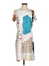 Unbranded Graphic Tan Casual Dress Size S - photo 1