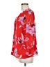 Calvin Klein 100% Polyester Red 3/4 Sleeve Blouse Size M - photo 4