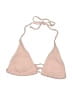 Shein Tweed Tan Pink Swimsuit Top Size L - photo 1