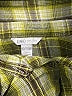 Cato 100% Rayon Plaid Green 3/4 Sleeve Button-Down Shirt Size 18 - 20 - photo 4