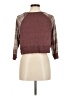 Maurices Plaid Burgundy Pullover Sweater Size M - photo 2