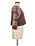 Maurices Plaid Burgundy Pullover Sweater Size M - photo 4