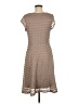 Sharagano Chevron-herringbone Tan Casual Dress Size 6 - photo 2
