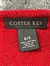 Copper Key 100% Cotton Red Cardigan Size 4 - 5 - photo 3