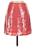 J.Crew Collection 100% Polyester Graphic Red Casual Skirt Size 0 - photo 1