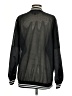36.5 100% Polyester Solid Black Track Jacket Size S - photo 2