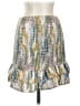 Willow & Root 100% Polyester Paisley Green White Casual Skirt Size S - photo 1