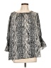 Est. 1946 100% Polyester Silver 3/4 Sleeve Blouse Size L - photo 1
