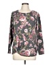 Alyx Floral Gray Pullover Sweater Size L - photo 1