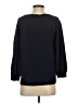 J.Crew 100% Silk Black 3/4 Sleeve Top Size 2 - photo 2