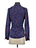 Rails Floral Blue Long Sleeve Blouse Size XS - photo 2