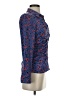 Rails Floral Blue Long Sleeve Blouse Size XS - photo 4