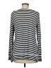 Stella & Dot Stripes Black Long Sleeve Top Size M - photo 2