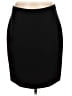 DKNY 100% Wool Solid Black Wool Skirt Size 8 - photo 1