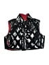 Little Mass 100% Polyester Argyle Black Vest Size 6 - photo 1