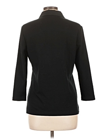 Lafayette 148 New York 3/4 Sleeve Button-Down Shirt (view 2)