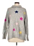 Cabana by Crown & Ivy Stars Gray Pullover Sweater Size M - photo 1