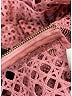 Self-Portrait 100% Polyester Pink Cocktail Dress Size 4 - photo 8
