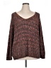 Susina Tweed Brown Pullover Sweater Size XL - photo 1