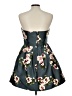 Windsor 100% Polyester Floral Gray Cocktail Dress Size 11 - 12 - photo 2