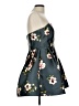Windsor 100% Polyester Floral Gray Cocktail Dress Size 11 - 12 - photo 4