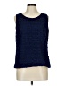 Chaus 100% Polyester Blue Sleeveless Blouse Size L - photo 1