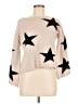 Stellah 100% Acrylic Stars Tan Pullover Sweater Size M - photo 1