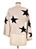Stellah 100% Acrylic Stars Tan Pullover Sweater Size M - photo 2