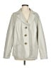 L.L.Bean 100% Cotton Solid Gray Trenchcoat Size 0 - photo 1