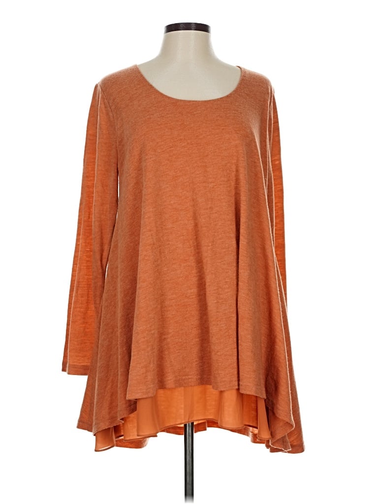 Pre-owned Umgee 3/4 Sleeve T-shirt In Orange